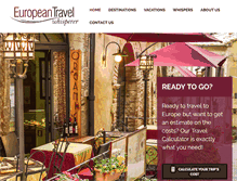 Tablet Screenshot of europeantravelwhisperer.com